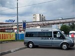 Бесплатный автобус Genser в пункт аренды автомобилей АрендаАвто-кли на ул.Добролюбова